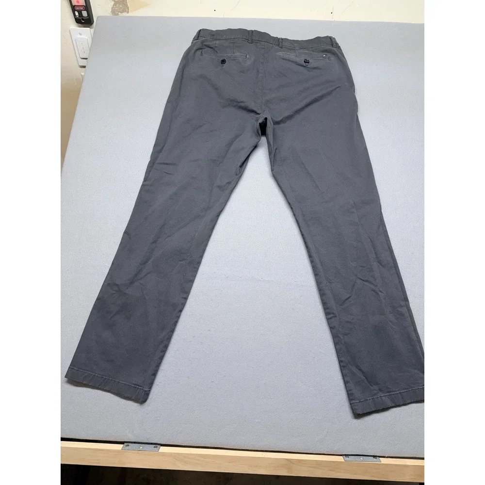 TOMMY HILFIGER Mens Gray Straight Business Trousers - Size 34X32